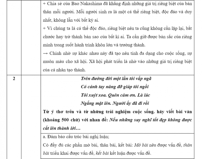 Gợi ý đáp án môn Ngữ văn thi vào lớp 10 THPT công lập 2023 tại TP.HCM - Ảnh 2.