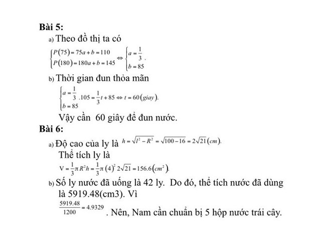 Kết thúc thi tuyển sinh lớp 10: Xem gợi ý giải đề thi môn Toán - Ảnh 4.