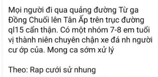 Thực hư vụ chặn xe cướp của g&acirc;y x&ocirc;n xao ở Quảng B&igrave;nh - Ảnh 1.