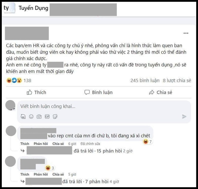 Ứng viên tự nhận là admin nhóm tuyển dụng có hàng nghìn thành viên mắng mỏ HR vì rớt phỏng vấn: Lại ảo quyền lực rồi? - Ảnh 3.