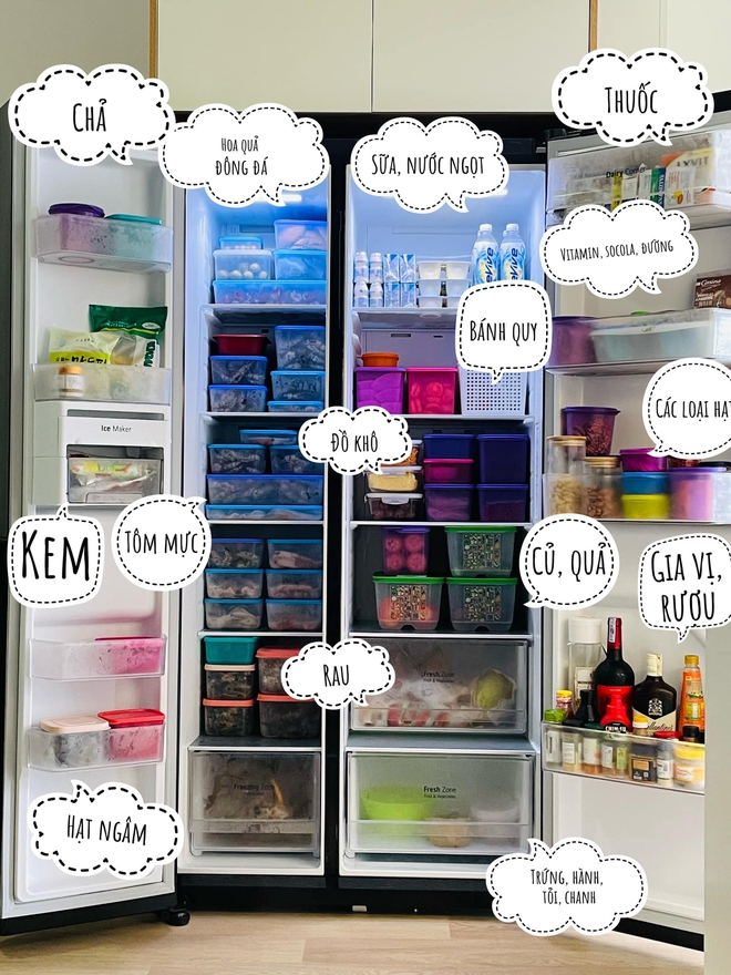 Khoe chiếc tủ lạnh đầy ắp nhưng góc nào cũng gọn gàng, chủ nhân nhận nghìn like vì quá khéo - Ảnh 1. Khoe chiếc tủ lạnh đầy ắp nhưng góc nào cũng gọn gàng, chủ nhân nhận nghìn like vì quá khéo - Ảnh 1.