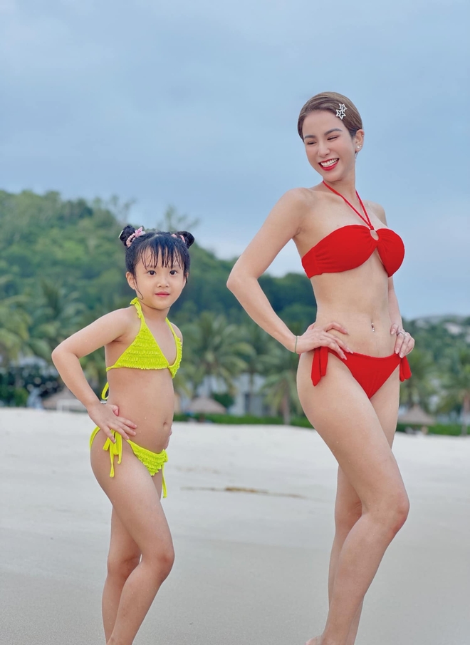 Diệp Lâm Anh khoe con gái 4 tuổi cực gan dạ khi chơi thể thao mạo hiểm, cùng các con du lịch trải nghiệm trong kỳ nghỉ hè - Ảnh 7.