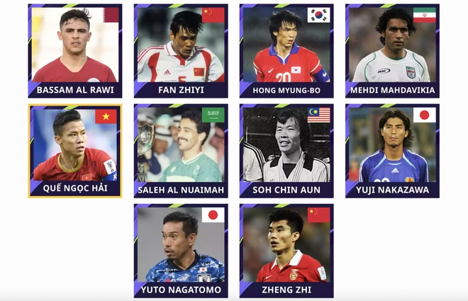 Quế Ngọc Hải được AFC đề cử Đội hình xuất sắc nhất lịch sử Asian Cup - Ảnh 2.
