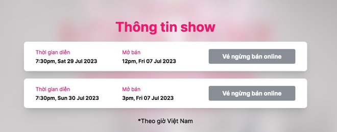 Concert BLACKPINK tại Hà Nội tạm dừng bán vé online? - Ảnh 1.