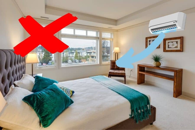  N&ecirc;n lắp điều h&ograve;a ở ch&acirc;n giường hay đầu giường? Thực hiện sai c&oacute; thể ảnh hưởng tới sức khỏe - Ảnh 1.