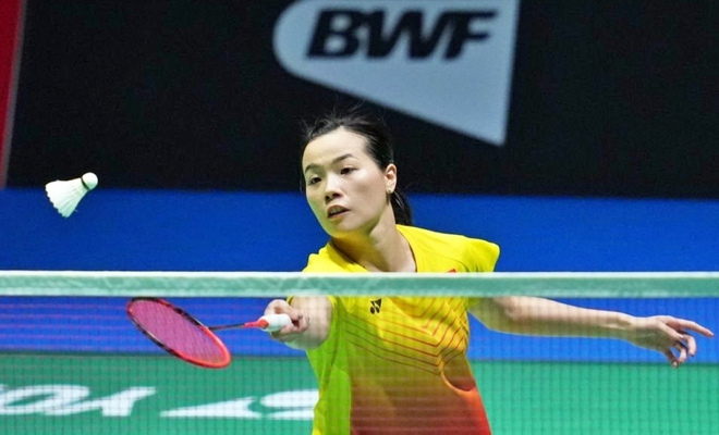 Nguyễn Thùy Linh thua ngược cựu VĐTG người Thái ở tứ kết US Open 2023 - Ảnh 1.