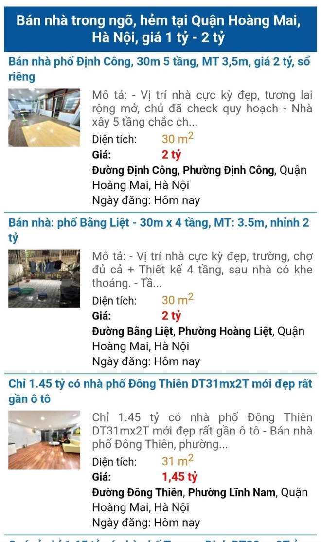 Dưới 2 tỷ đồng nên mua nhà đất ở đâu tại Hà Nội? - Ảnh 1.