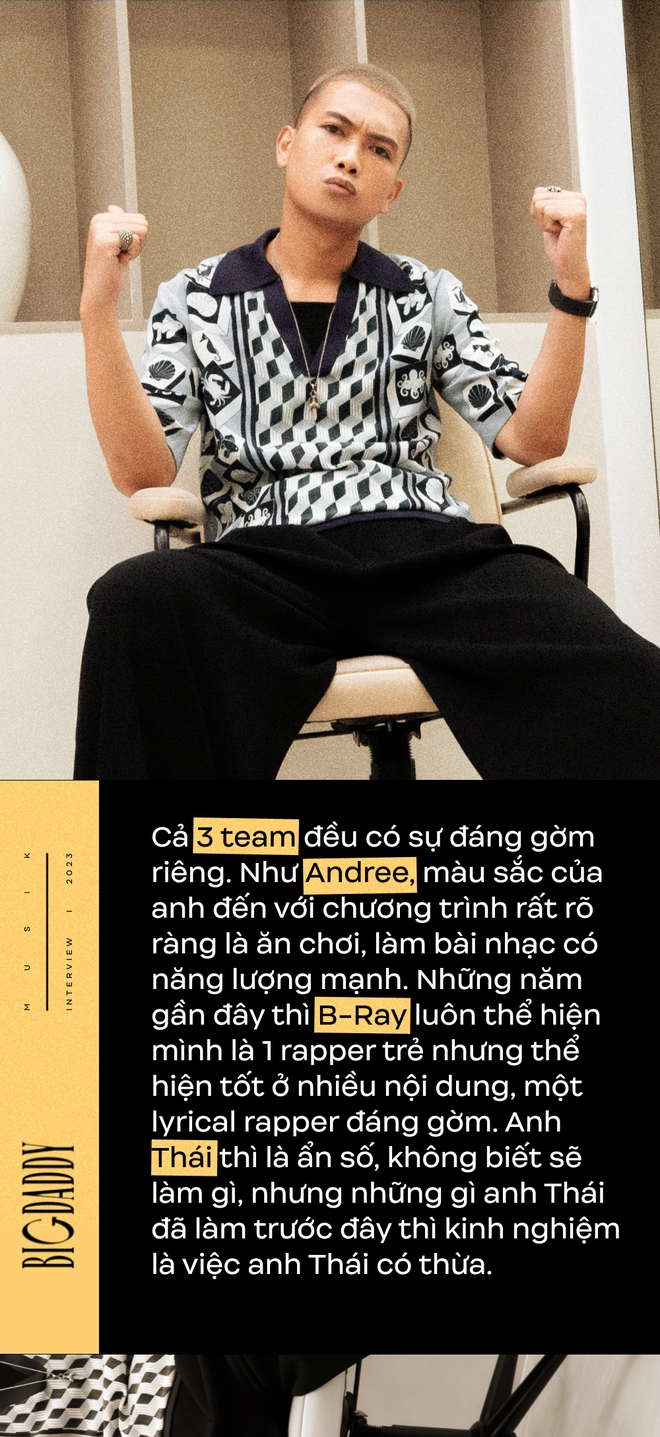 BigDaddy: C&oacute; nhiều rapper sau Rap Việt kh&ocirc;ng hiểu họ đi đ&acirc;u v&agrave; l&agrave;m g&igrave;, điều đ&oacute; kh&aacute; tiếc v&igrave; họ kh&ocirc;ng biết tận dụng c&uacute; đẩy của chương tr&igrave;nh - Ảnh 9.