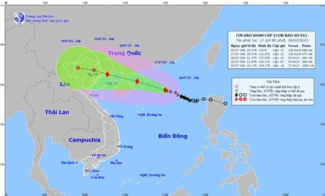 Thủ tướng chỉ đạo tập trung ứng phó bão số 1 - Ảnh 1.