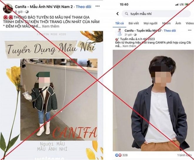 Bộ Công an cảnh báo thủ đoạn tuyển mẫu nhí chụp ảnh làm đại diện thương hiệu - Ảnh 1.