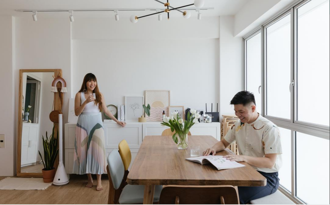 Nữ designer tự tay thiết kế nh&agrave;, kh&eacute;o l&eacute;o tối ưu nội thất để tiết kiệm kh&ocirc;ng gian - Ảnh 4.