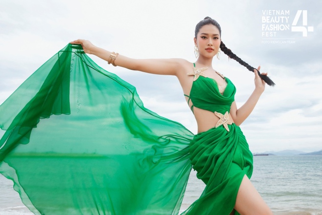Từng bị chê bai về ngoại hình, Hoa hậu Thiên Ân tự tin diện bikini khoe eo thon - Ảnh 5.