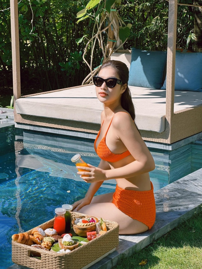 Từng bị chê bai về ngoại hình, Hoa hậu Thiên Ân tự tin diện bikini khoe eo thon - Ảnh 3.