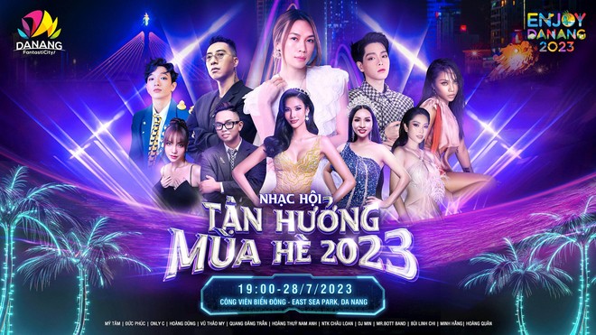 Dàn sao khủng đổ bộ đêm nhạc mở màn Lễ hội tận hưởng mùa hè Đà Nẵng 2023 - Ảnh 1.