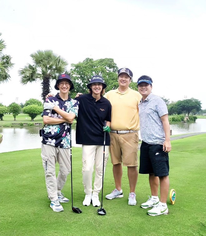 Nam diễn vi&ecirc;n Vườn Sao Băng chơi golf, du lịch tại Việt Nam - Ảnh 2.