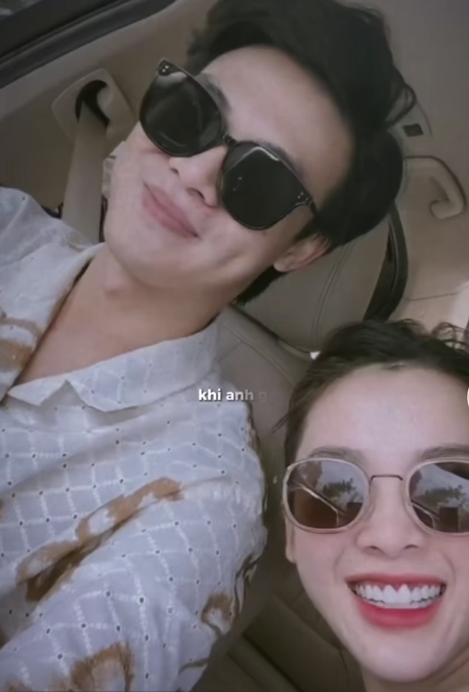 Thiếu gia Tr&agrave; Vinh kho&aacute; m&ocirc;i Quỳnh Lương, biểu cảm nũng nịu của đ&agrave;ng g&aacute;i g&acirc;y ch&uacute; &yacute; - Ảnh 4.