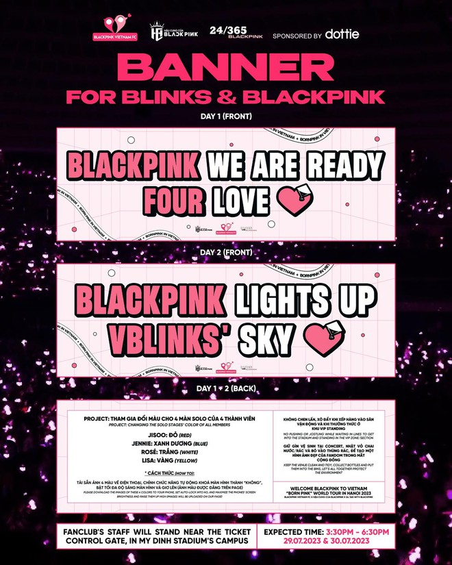 Xe bu&yacute;t đen hồng quảng b&aacute; show Born Pink đi khắp H&agrave; Nội, cận cảnh m&oacute;n qu&agrave; của fan Việt sẽ được trao tận tay BLACKPINK - Ảnh 10.