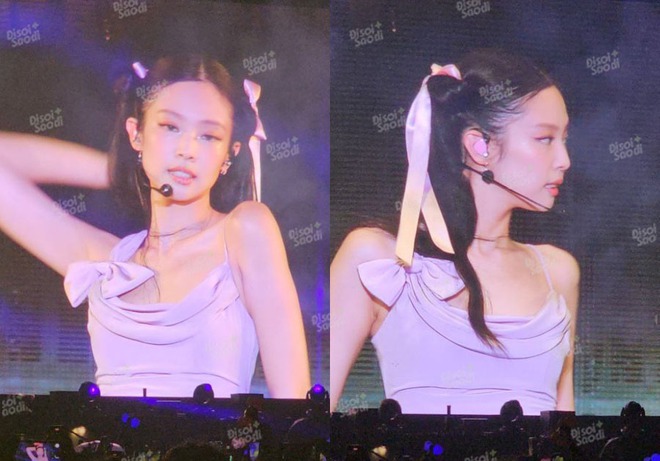Cận cảnh bữa tiệc nhan sắc BLACKPINK ở concert Hà Nội: Nữ thần Jisoo lột xác, Lisa vừa vén mái 10 tỷ vừa khoe chân dài - Ảnh 10.