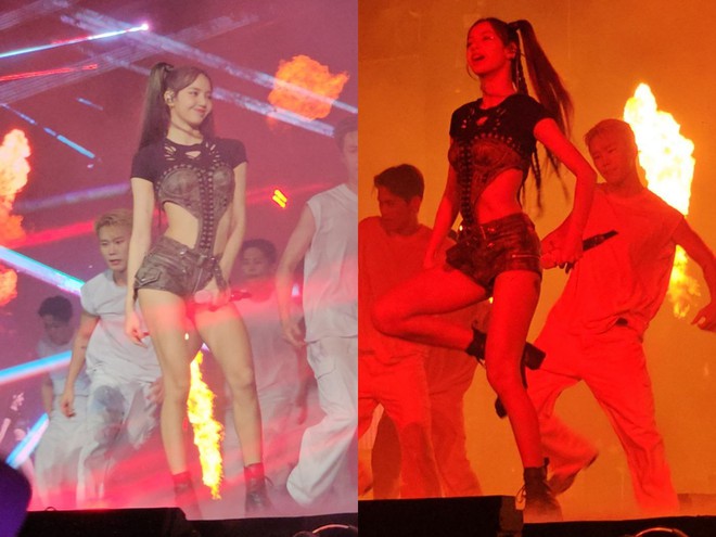 Cận cảnh bữa tiệc nhan sắc BLACKPINK ở concert H&agrave; Nội: Nữ thần Jisoo lột x&aacute;c, Lisa vừa v&eacute;n m&aacute;i 10 tỷ vừa khoe ch&acirc;n d&agrave;i - Ảnh 7.