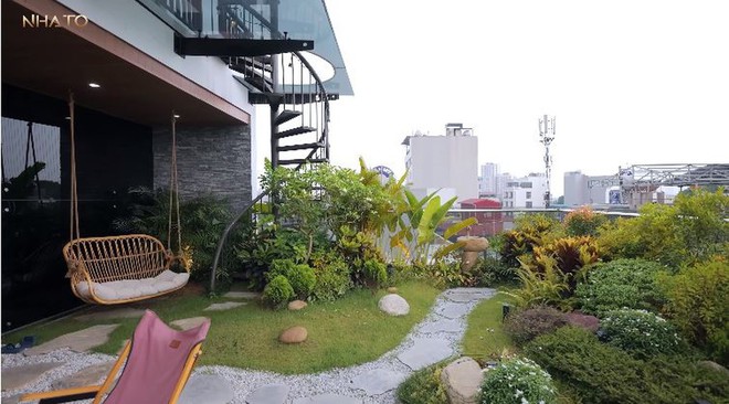 Căn nh&agrave; 800m2 cực chill giữa l&ograve;ng H&agrave; Nội: Cắm trại ngay tại vườn, đệm nằm &ldquo;sương sương&rdquo; gần 300 triệu - Ảnh 9.