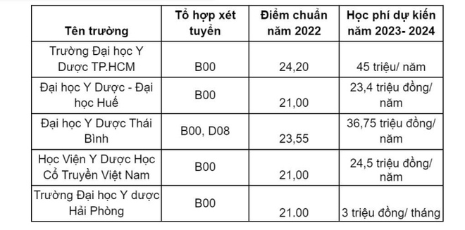 Thí sinh 25 điểm muốn vào trường y, dược đừng bỏ qua những ngành học này - Ảnh 6.