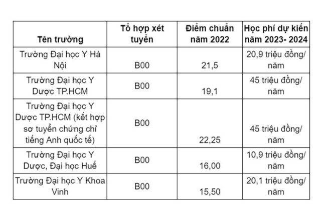 Thí sinh 25 điểm muốn vào trường y, dược đừng bỏ qua những ngành học này - Ảnh 3.