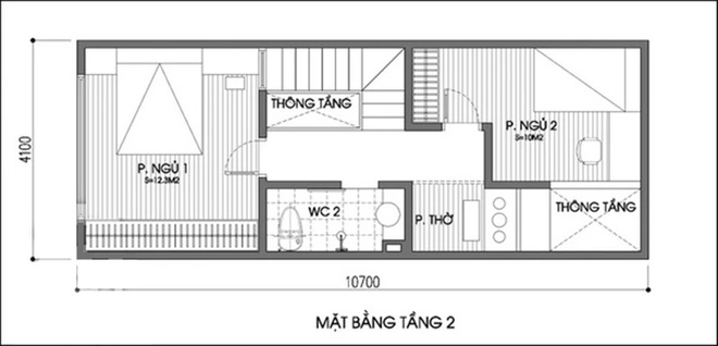 Tư vấn thiết kế và bố trí nội thất cho nhà 41,5m2 hay bị ngập nước vào mùa mưa - Ảnh 3.