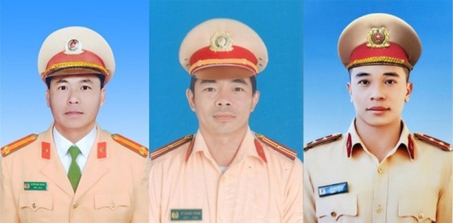 Cấp bằng Tổ quốc ghi c&ocirc;ng cho 3 CSGT hy sinh khi l&agrave;m nhiệm vụ tại đ&egrave;o Bảo Lộc - Ảnh 1.