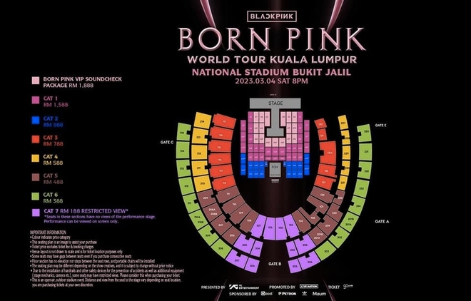 Concert BLACKPINK bên trên nước ta đối với nước bạn: Giá vé cao, quyền hạn ko vày, địa điểm sơ đồ vật nhiều chưa ổn - Hình ảnh 4.