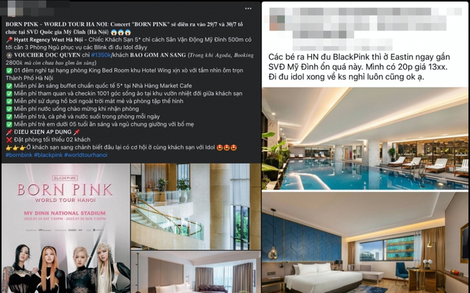 Lo ngại lừa đảo voucher kh&aacute;ch sạn gia tăng trước show BLACKPINK - Ảnh 1.