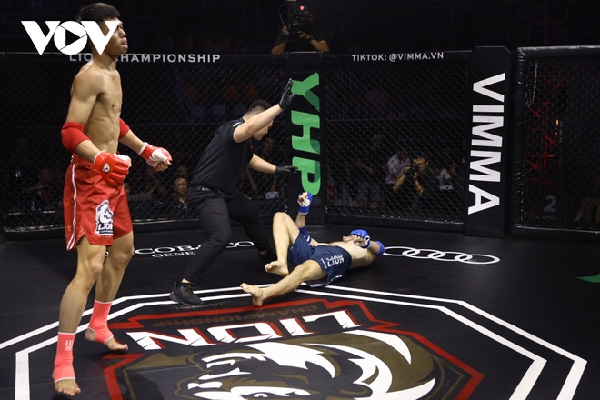 Cận cảnh màn Knock-out nhanh nhất lịch sử MMA LION Championship - Ảnh 4.