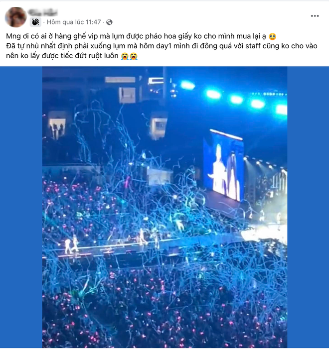 Hậu concert BLACKPINK: Ph&aacute;o giấy được thu mua 10.000 đồng/t&uacute;i, set qu&agrave; VIP rao gi&aacute; 1 - 3 triệu đồng, BLINK chi tiền kh&ocirc;ng tiếc tay - Ảnh 12.