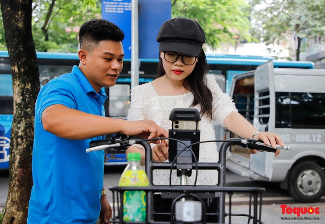 H&agrave; Nội ch&iacute;nh thức vận h&agrave;nh trạm xe đạp c&ocirc;ng cộng - Ảnh 8.