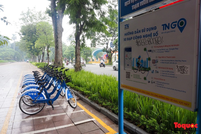 Hà Nội chính thức vận hành trạm xe đạp công cộng - Ảnh 16.