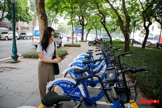 Hà Nội chính thức vận hành trạm xe đạp công cộng - Ảnh 15.