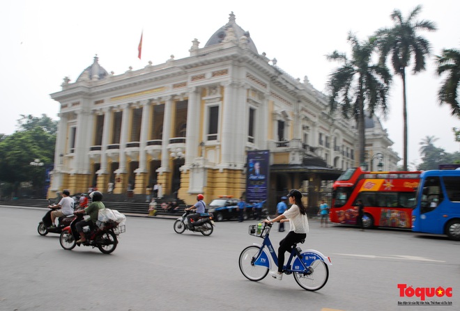 Hà Nội chính thức vận hành trạm xe đạp công cộng - Ảnh 14.