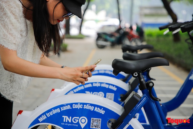 Hà Nội chính thức vận hành trạm xe đạp công cộng - Ảnh 10.