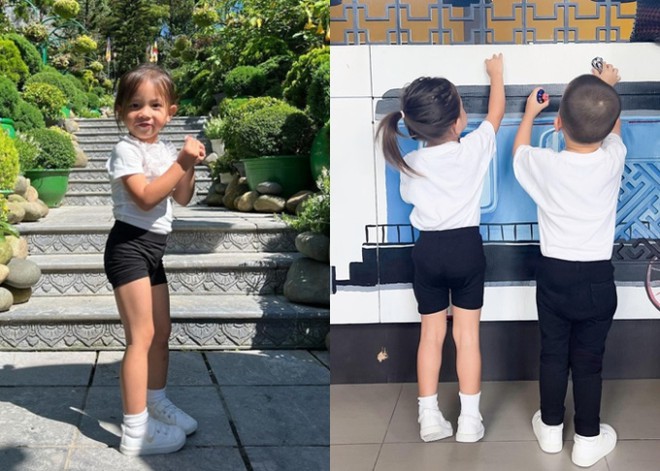 Những nh&oacute;c tỳ nh&agrave; sao Việt được thừa kế đ&ocirc;i ch&acirc;n d&agrave;i từ mẹ - Ảnh 1.