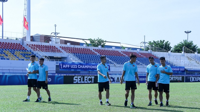 U23 Việt Nam được thi đấu trên mặt cỏ quen thuộc ở giải U23 Đông Nam Á - Ảnh 2.