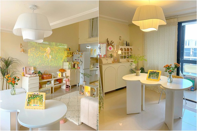 Căn hộ 59m2 sở hữu g&aacute;c lửng v&agrave; c&oacute; c&aacute;ch bố tr&iacute; nội thất rất xinh - Ảnh 6.