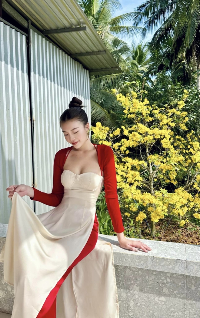 Loạt ảnh đời thường của người đẹp Tr&agrave; Vinh ho&aacute; th&acirc;n c&ocirc; Tấm đang g&acirc;y sốt - Ảnh 6.