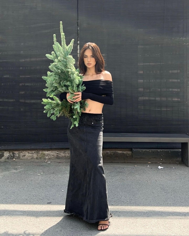 Emma Lê “bông hồng lai” thi Miss Universe Vietnam 2023: Ấn tượng từ nhan sắc đến học vấn, công khai tình yêu đẹp - Ảnh 7.