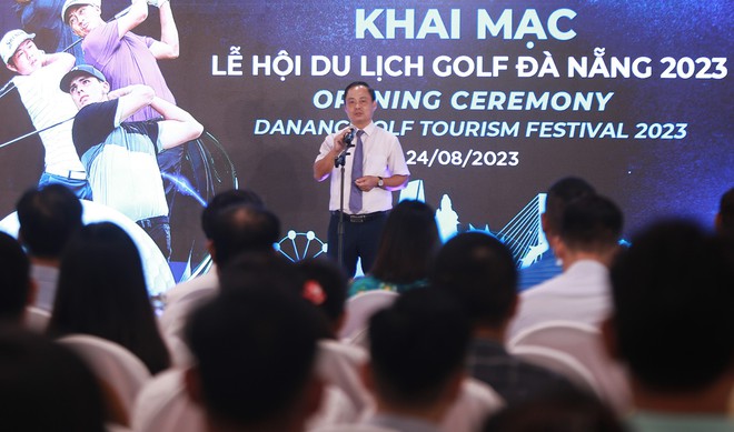 Du kh&aacute;ch được trải nghiệm chơi golf tại Lễ hội du lịch golf Đ&agrave; Nẵng 2023 - Ảnh 1.