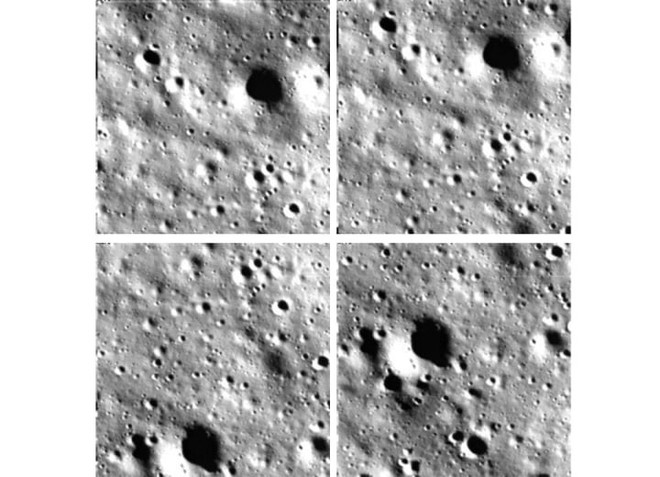 Bức đầu tiên về Mặt Trăng từ tàu vũ trụ Ấn Độ - Ảnh 3.
