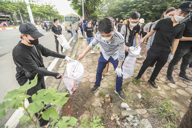 Hà Nội: Hơn 500 bạn trẻ chung tay dọn sạch các bãi rác tự phát - Ảnh 9.
