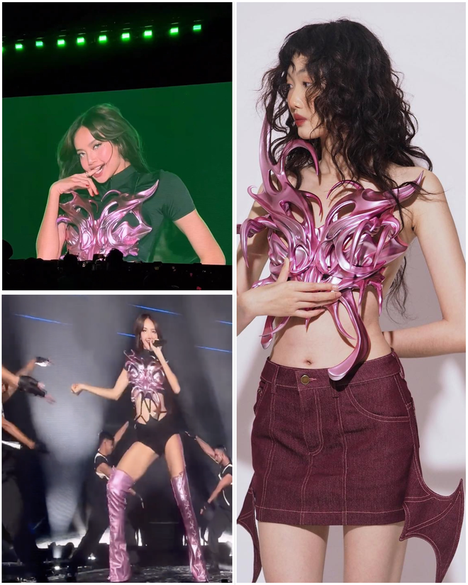 Lisa lại diện đồ của local brand Việt trong concert Born Pink cuối cùng ở Mỹ - Ảnh 2.