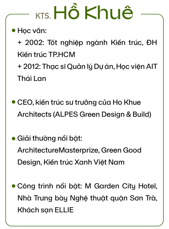 KTS. Hồ Khu&ecirc;: &Iacute;t chủ đầu tư n&agrave;o tin v&agrave;o c&acirc;u chuyện tương lai của c&aacute;c c&ocirc;ng tr&igrave;nh bền vững, cho đến khi mọi vấn đề xảy ra v&agrave; chịu t&aacute;c động - Ảnh 1.