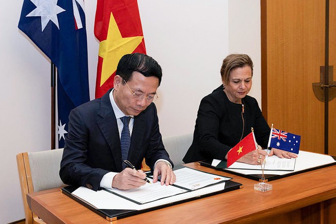 Chương mới về hợp t&aacute;c th&ocirc;ng tin v&agrave; truyền th&ocirc;ng giữa Việt Nam - Australia - Ảnh 1.