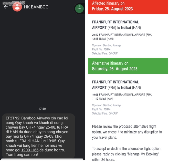 Chuyến bay quốc tế của Bamboo bị chậm một ngày, doanh nghiệp lữ hành bức xúc vì vỡ tour - Ảnh 2.