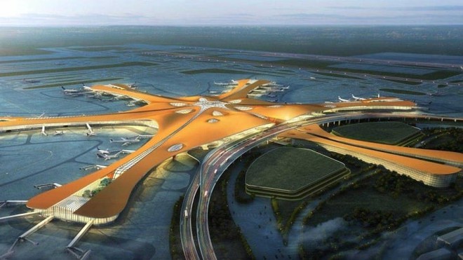 Sân bay rộng 1,4 triệu mét vuông, chỉ mất gần 5 năm xây dựng ở Trung Quốc - Ảnh 2.